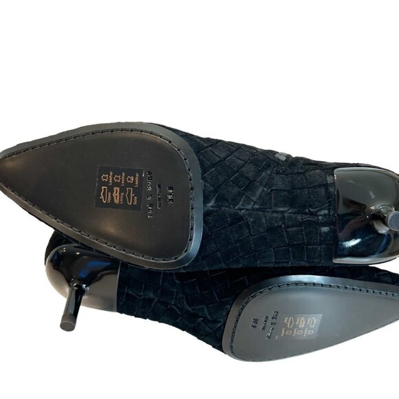 Rag & Bone Women's Rio Mid Boot Woven Leather Suede Ankle Zip Size 7.5 - Picture 6 of 7